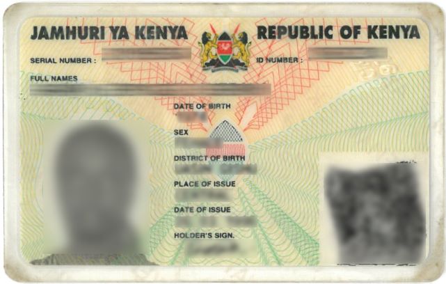Kenya National ID Information Kenya Embassy Washington D C 