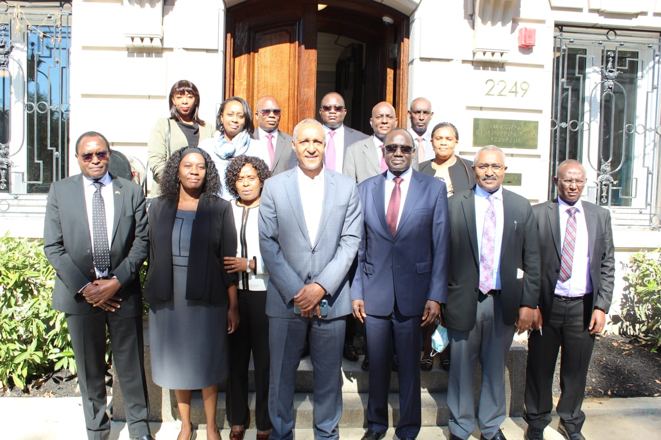 Principal Secretary Amb Macharia Kamau Visited The Embassy In Washington Dc Kenya Embassy